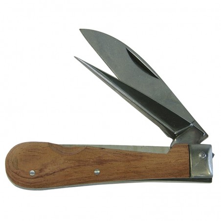 Haupa 200014 Nóż do przewodów 2-elem.  drewniany