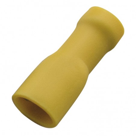 Haupa 260418 Nasuwka izol. całkowicie 4,0-6/ 6,3x0,8 PVC żółta