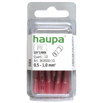 Haupa 363500/10 Zlaczka doczołowa izol. 0,25 - 1