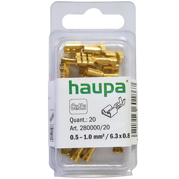 Haupa 280004/20 Nasuwka konektorowa mosiądz 1,0 - 2,5 mm2