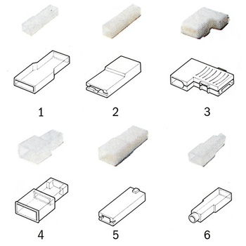 Tulejka izolacyjna kształt 2 Nylon 100szt