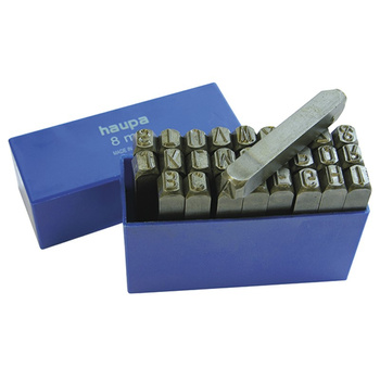 Litery do nabijania  4 mm A-Z