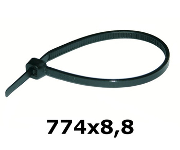 HOK  774 x 8,8 mm opaska kablowa UV czarna 50szt