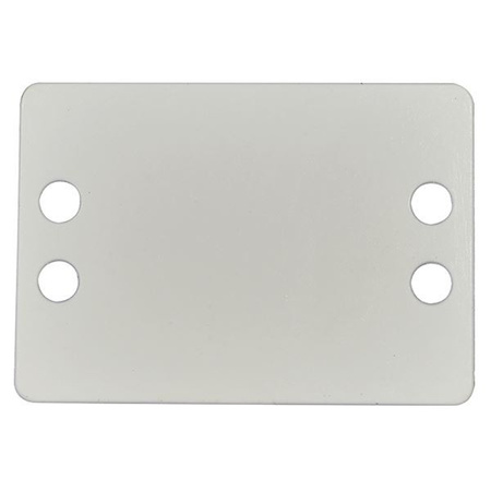 Tabliczka znamionowa 63,8 x 44,8 x 0,4 mm 100szt