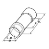 Końcówka łącząca izol. 0,5-1,0 mm² 100szt