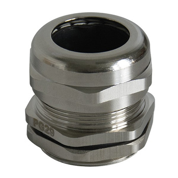 Dławnica mosiężna niklowana M 40 5szt