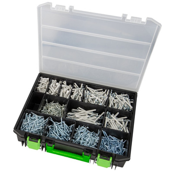 Asortyment wkrętów/kołków rozporowych1125szt