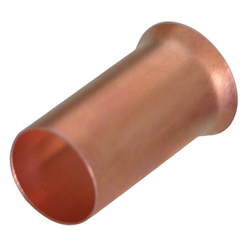 Koncówka tulejkowa 2,5/10 Cu 1000szt