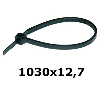 HOK 1030 x 12,4 mm opaska kablowa UV czarna 20szt