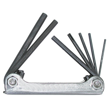Zestaw kluczy imbusowych   3/32"-3/8" skłądane
